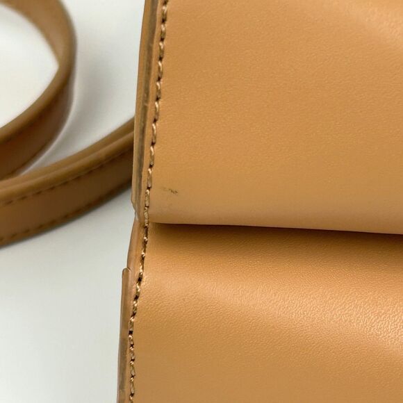 Pixie Mood Nadia Crossbody Bag Sand Beige Vegan Leather Purse Flap Closure Small - Picture 12 of 14